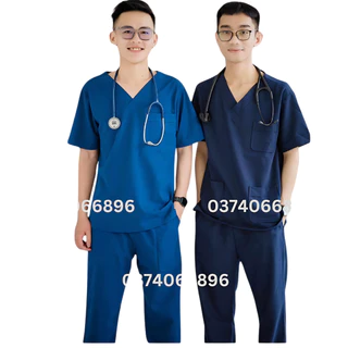 Đồng phục Spa nhiều màu, Bộ quần áo y tế, Áo blue dược sĩ, Áo blouse, Bộ Scrubs bác sĩ ,Bộ blue y tá nam nữ vải Lon