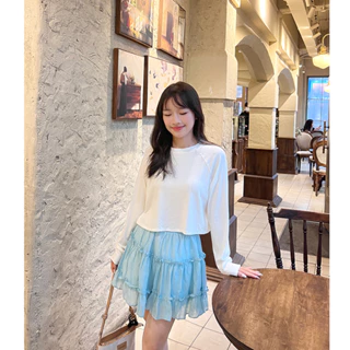 Áo croptop dài tay basic Moolys MC007