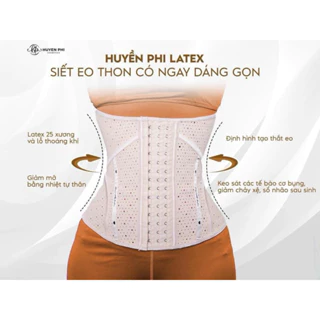 Đai siết eo định hình Latex Huyền Phi