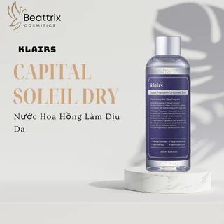 Nước Hoa Hồng Chính Hãng Dear Klairs Supple Preparation Unscen 180ML Làm Sạch Da Sâu Giúp Da Luôn Mềm Mịn Căng Bóng