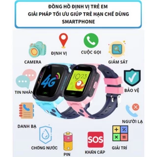 Đồng hồ thông minh Smart Watch Y92 định vị nghe gọi đa chức năng cao cấp lắp sim độc lập giành cho bé