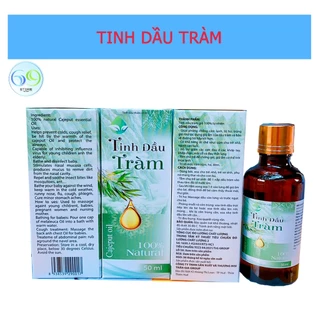 TInh dầu tràm Huế  - Tắm cho trẻ - Chống cảm lạnh, trị ho, trúng gió - Sổ mũi, cảm cúm, ho, đờm  - Chai 50ml