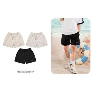 Quần Short Kaki Thêu NOCTURNAL Unisex Nam Nữ Local Brand SS2024