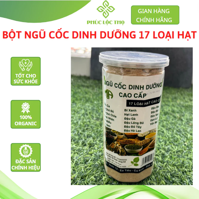 500 GRAM BỘT NGŨ CỐC DINH DƯỠNG 17 LOẠI HẠT