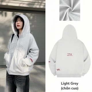 Áo Hoodie Zip Nỉ Bông Dập Nổi Lowkey Cinder Form Rộng Nam Nữ Unisex , Áo Khoác Nỉ Mũ Trùm 2 Lớp Mặc Đôi Siêu Đẹp