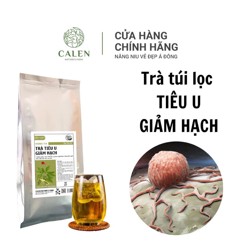 Trà tiêu tuyến giáp Calen Nature Farm, bổ sung i ốt, giảm sưng cổ bướu cổ tăng cường đề kháng