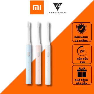 Bàn chải điện xiaomi thông minh chống nước ipx7 , làm trắng răng , lấy sạch mảng bám hiệu quả BH 12T