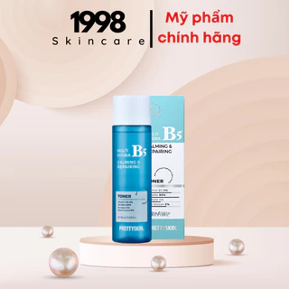 Nước hoa hồng Pretty Skin Multi Hydra B5 Calming & Repairing Toner 205ml