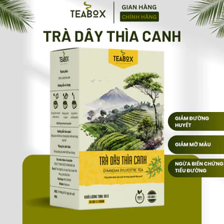 [COMBO 5 HỘP] Trà Dây Thìa Canh Tốt Cho Người Tiểu Đường Giảm Đường Huyết | 30 Túi Lọc x 3g TEABOX