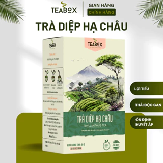 Trà Diệp Hạ Châu Giải Độc Gan, Tăng Cường Chức Năng Gan  | Hộp 30 gói x 3g Túi Lọc Teabox