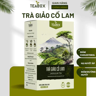 [COMBO 5 HỘP] Trà Giảo Cổ Lam Tốt Cho Người Mỡ Máu Giảm Đường Huyết | Hộp 30 Túi Lọc x 3g TEABOX