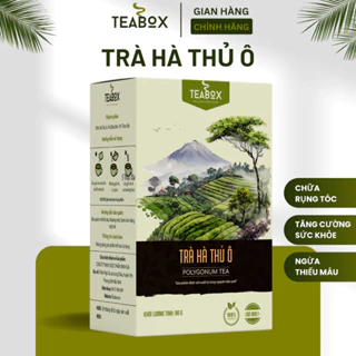 Trà Hà Thủ Ô Cho Người Rụng Tóc Bạc Tóc Thiếu Máu Suy Nhược | Hộp 30 gói x 3g Túi Lọc Teabox