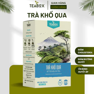 [COMBO 5 HỘP] Trà Khổ Qua Ổn Định Huyết Áp Giảm Mỡ Máu Ngăn Ngừa Gout | Hộp 30 túi lọc x 3g Teabox