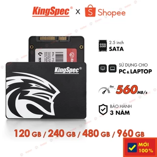 Ổ cứng SSD KingSpec 480GB SATA 2.5 | P4 480 Hàng Chính Hãng