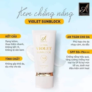 Kem Chống Nắng ULTRA VIOLET SUNBLOCK SPF50+ Pa+++