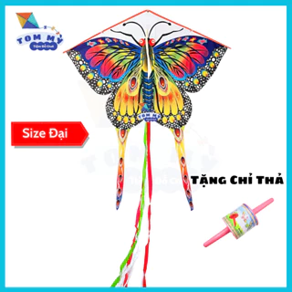 Diều Bướm Lửa & Băng Rực Rỡ - Kích Thước Đại Và Trung - Đồ Chơi Bay Lượn Ngoài Trời - Bay Chuẩn