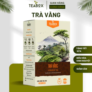 Trà Vằng Tăng Tiết Sữa Giảm Cân Thanh Nhiệt | Hộp 30 x 3g Túi Lọc Teabox