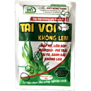 Phân Bón Chuyên Thanh Long - Tai Voi Không Lem - Mập Nụ - Lớn Búp - Tai To - Xanh Dài - Gói 30gr