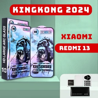 Kính cường lực KINGKONG XANH REDMI 13 thế hệ mới|Miếng dán bảo vệ màn hình Xiaomi |VICA