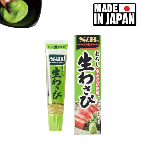 [Hàng Nội Địa Nhật] Wasabi S&B 43Gr Gia Vị Mù Tạt Tươi Sốt Chấm Đồ Tươi Sống Sushi Sashimi Của Nhật