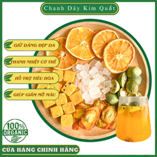 Trà Chanh Dây Kim Quất Trắng Da Thanh Nhiệt Cơ Thể, Bổ Sung Vitamin C