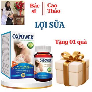 Lợi Sữa Oxpower - Tăng Chất và Lượng Sữa Mẹ Hộp 60 Viên