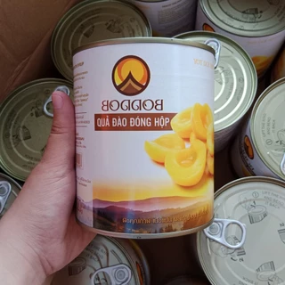 Đào ngâm Boddob lon 820gr