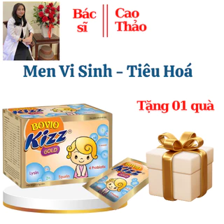 Cốm Ăn Ngon Bovio Kizz Gold - Dễ tiêu hóa - Tăng đề kháng (hộp 30 gói)