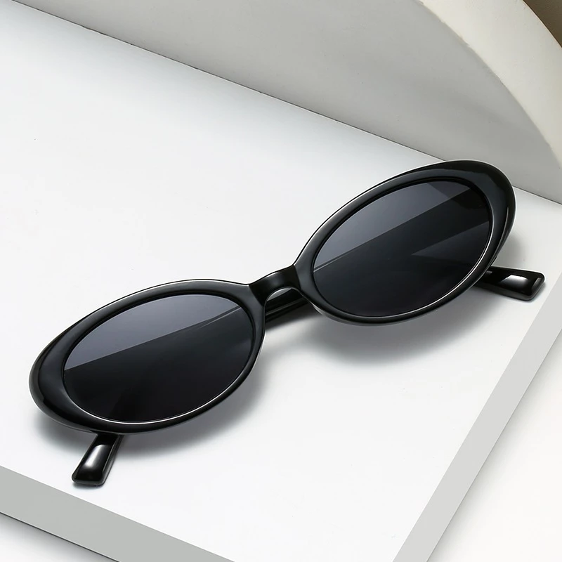 Kính mát gọng Oval Tây thích, Kính râm nam nữ tròn retro thời trang Hàn Quốc đi biển chống nắng cá tính FERADO
