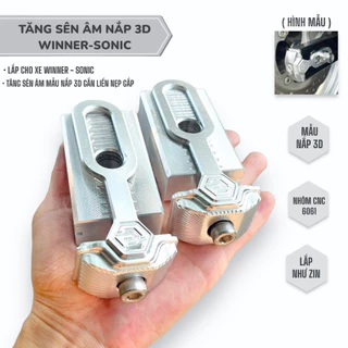 Tăng sên âm Winner Sonic mẫu nắp 3D gắn liền nẹp gắp (Không lắp được xe Winner X)