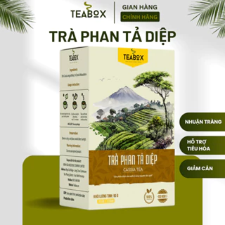 [COMBO 5 HỘP] Trà Phan Tả Diệp Nhuận Tràng Dứt Táo Bón Nhanh Giảm Cân | 30 Gói x 3g Túi Lọc TEABOX