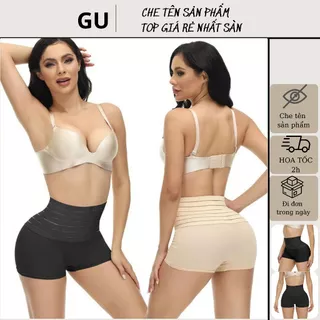 Quần Gen Bụng Đùi Siết Eo Nâng Mông Định Hình Chất Cotton 3D Chống Cuộn K13