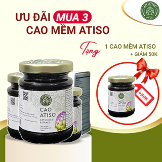 [Mua 3 Tặng 1 Giảm 50K] Cao Atiso Hoàng An Đà Lạt - Giúp mát gan, thanh lọc cơ thể, đẹp da Hộp 150G