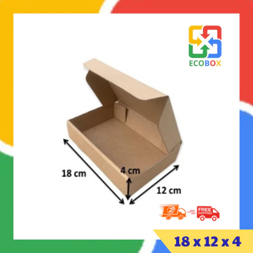 ECOBOX - COMBO 20 hộp carton nắp gài 18x12x4