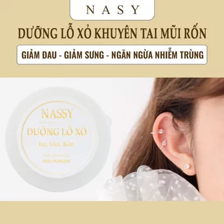 Vệ sinh lỗ xỏ khuyên tai mũi rốn bump Nassy dưỡng lỗ xỏ nhanh lành  - 20gr