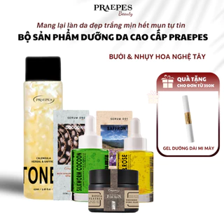 Bộ sản phẩm làm đẹp da mặt Praepes 4 sản phẩm