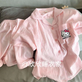 [Order-1879] Set bộ đồ ngủ nữ PYJAMA form dáng Hàn Quốc rộng rãi thoải mái chất vải xốp mát mềm mặc Hè Lilis Room