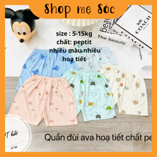 Quần chục đùi thun lạnh NHIỀU MÀU nhiều họa tiết dễ thương cho bé trai bé gái mesocshop