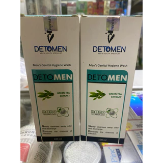 dụng dịch vệ sinh nam DETOMEN 100ml làm sạch khử mùi hôi ngăn ngừa viêm nhiễm