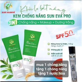 [MUA 1 được 3]KEM CHỐNG NẮNG SUN EVA PRO DƯỠNG ẨM BẢO VỆ DA