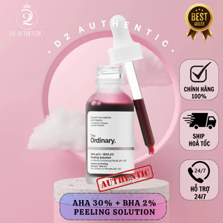 [Chuẩn Auth-có bill] Tẩy Da Chết The Ordinary AHA 30% + BHA 2% Peeling Solution