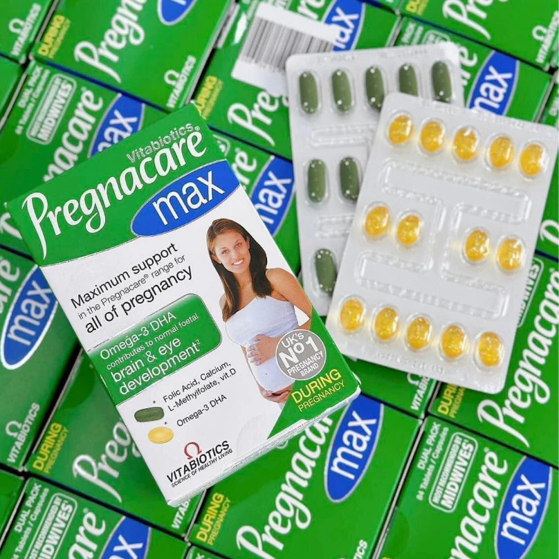 Vitamin Bầu Pregnacare Max 84 viên hàng Anh, Vitamin Tổng Hợp Dành Cho Bà Bầu