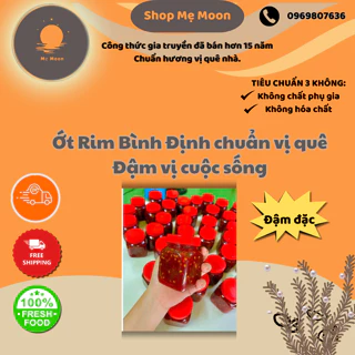 Ớt Rim Bình Định Mẹ Moon hủ 250