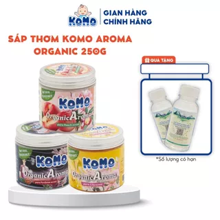 Sáp thơm phòng KoMo Aroma 250gr khử mùi đa điểm, giúp lưu hương tự nhiên 75 ngày