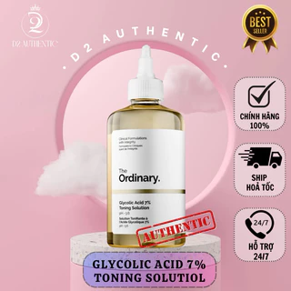 [Auth-Có Bill] Toner Tẩy Da Chết The Ordinary Glycolic Acid 7% Toning Solution