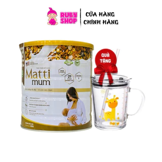 Sữa hạt lợi sữa Mattimum lon 650g - Sữa về nhiều đặc sánh thơm ngon M8