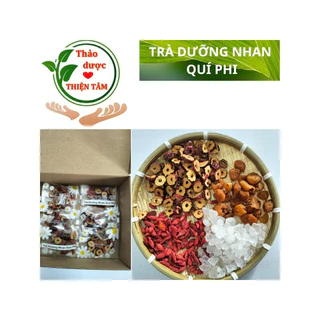 Trà dưỡng nhan Quý Phi (long nhãn, kỉ tử, táo đỏ, đường phèn)