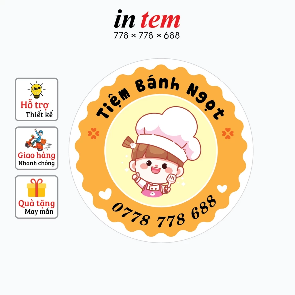 In tem nhãn decan giấy, sticker theo yêu cầu ghép in trên khổ A3