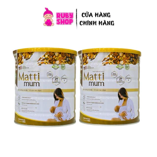 Combo 2 lon sữa hạt lợi sữa Mattimum 650g chính hãng giá tốt M9