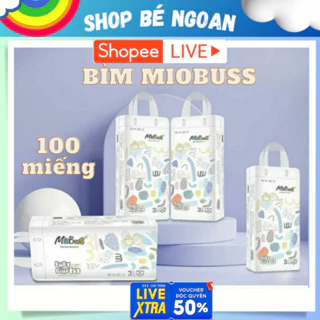 [COMBO 50 - 100 MIẾNG] Bỉm quần Miobuss nội địa cao cấp size M100/L100/XL100/XXL100/XXXL100 Shop Bé Ngoan